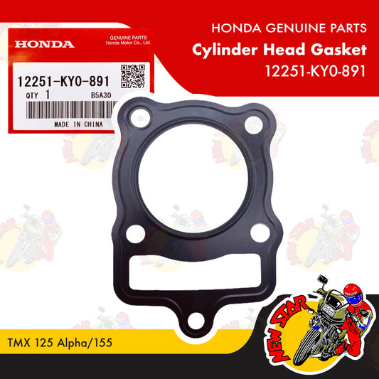 12251-KY0-891 | Cylinder Head Gasket | Genuine Honda parts | TMX 125 Alpha/155