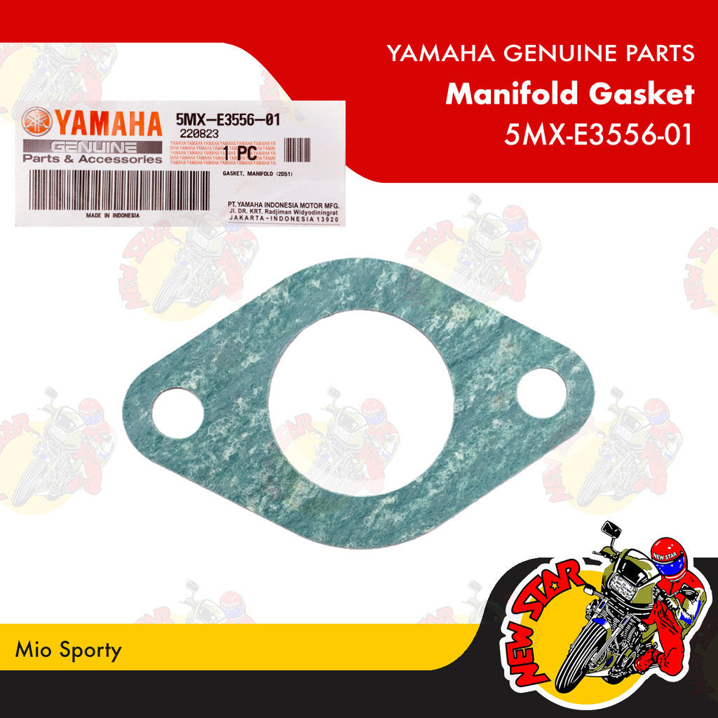 5MX-E3556-01 | Manifold Gasket | Genuine Yamaha parts | Mio Sporty