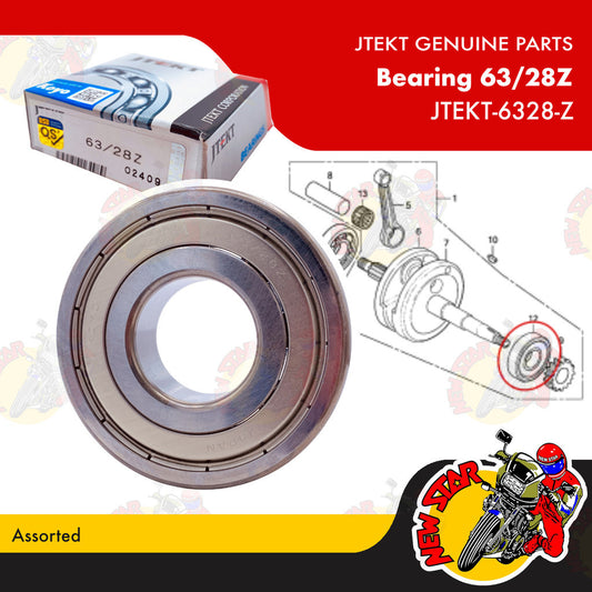 JTEKT-6328-Z | Bearing 63/28Z | Genuine JTEKT parts | Assorted