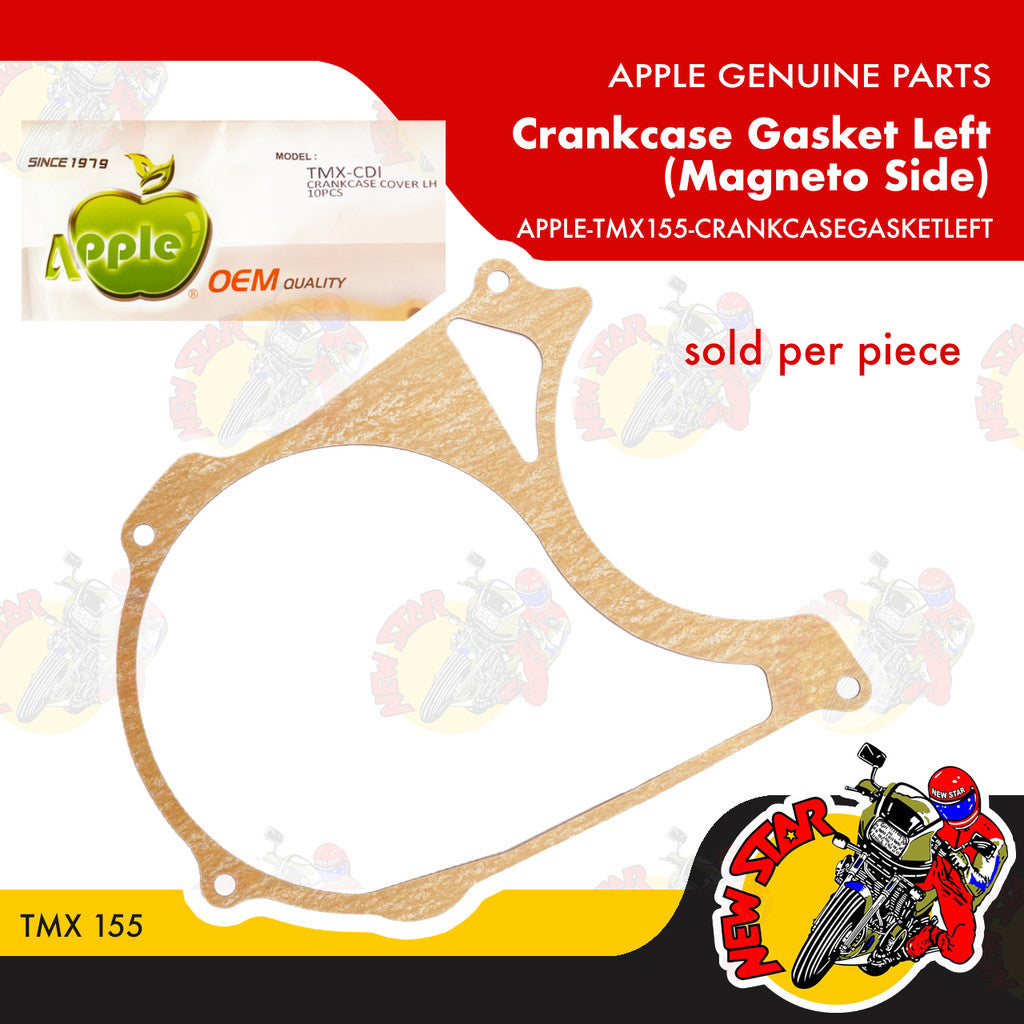 APPLE-TMX155-CRANKCASEGASKETLEFT | Crankcase Gasket Left (Magneto Side) | Genuine Apple parts |