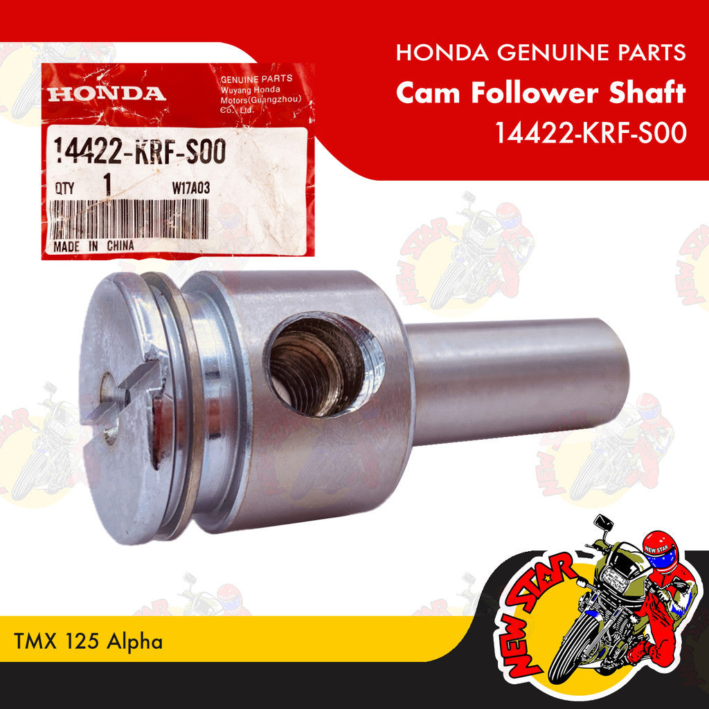 14422-KRF-S00 | Cam Follower Shaft | Genuine Honda parts | TMX 125 Alpha