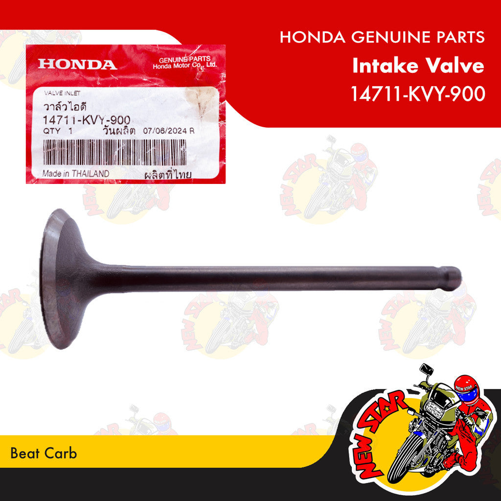 14711-KVY-900 | Intake Valve | Genuine Honda parts | Beat Carb