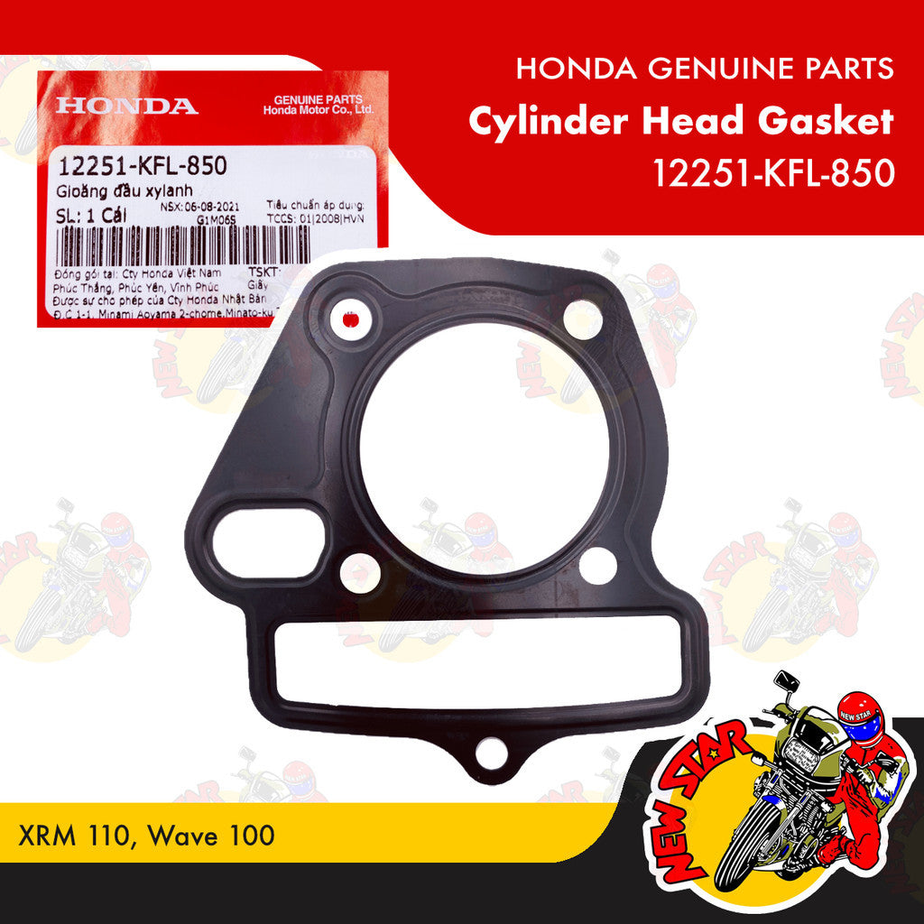 12251-KFL-850 | Cylinder Head Gasket | Genuine Honda parts | XRM 110 Wave 100
