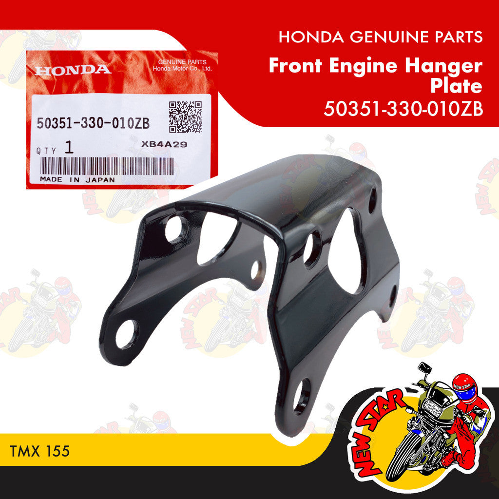 50351-330-010ZB | Front Engine Hanger Plate | Genuine Honda parts | TMX 155