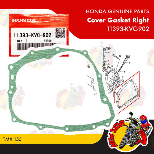 11393-KVC-902 | Cover Gasket Right | Genuine Honda parts | TMX 155
