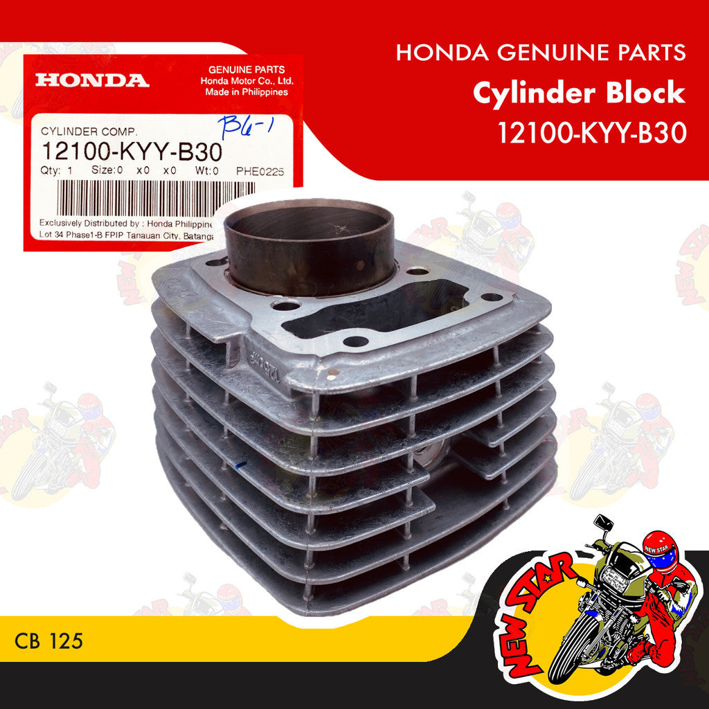 12100-KYY-B30 | Cylinder Block | Genuine Honda parts | CB 125