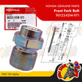 90123-KSW-971 | Front Fork Bolt | Genuine Honda parts | TMX 125 Alpha