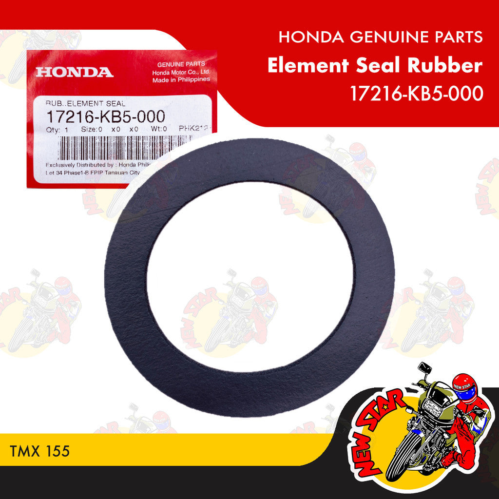 17216-KB5-000 | Element Seal Rubber | Genuine Honda parts | TMX 155