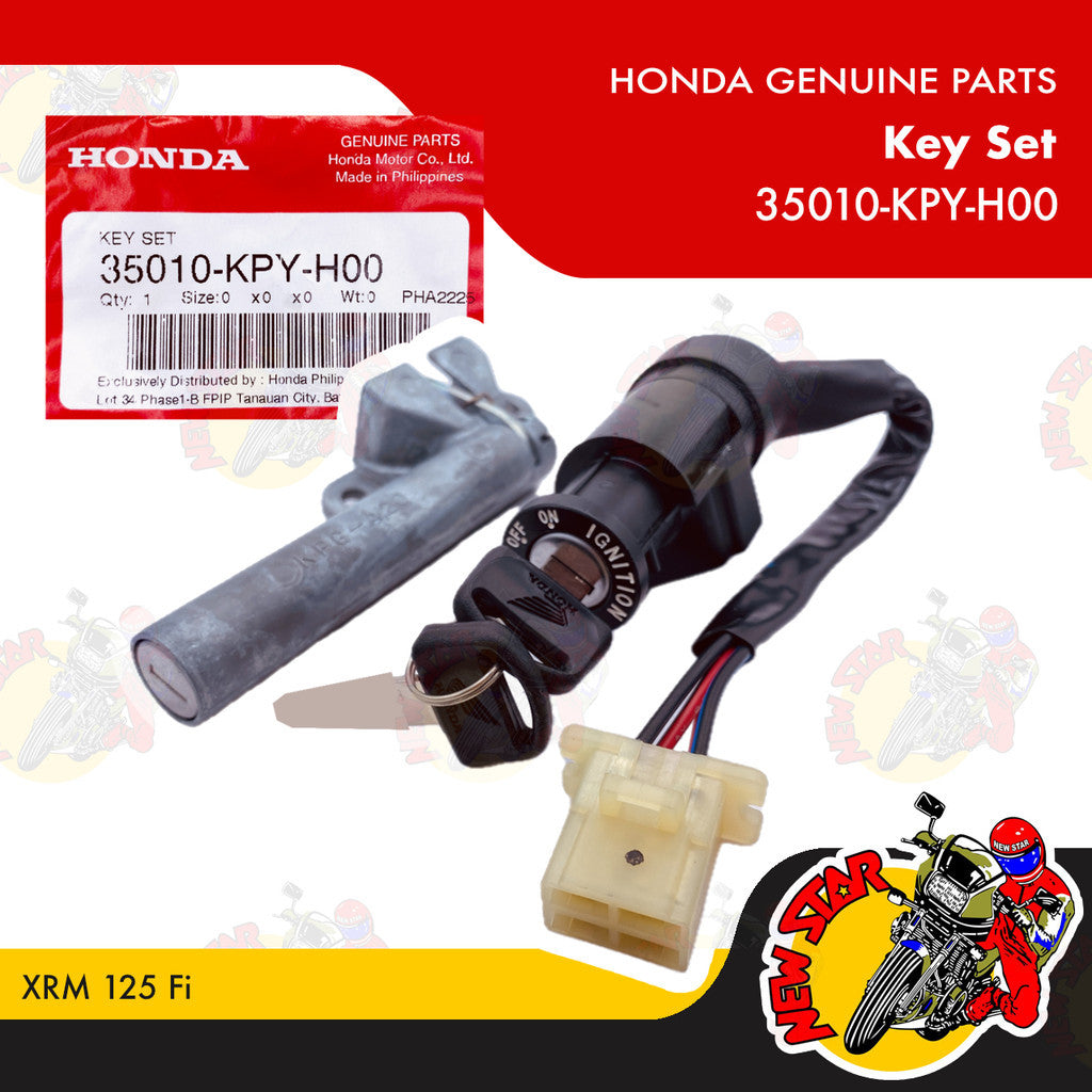 35010-KPY-H00 | Key Set | Genuine Honda parts | XRM 125 Fi