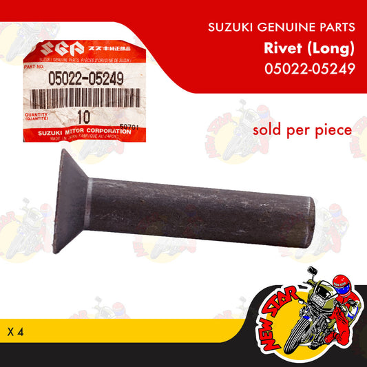 05022-05249 | Rivet (Long) | Genuine Suzuki parts | X 4