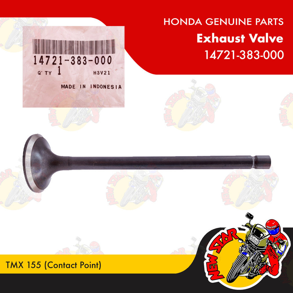 14721-383-000 | Exhaust Valve | Genuine Honda parts | TMX 155 (Contact Point)