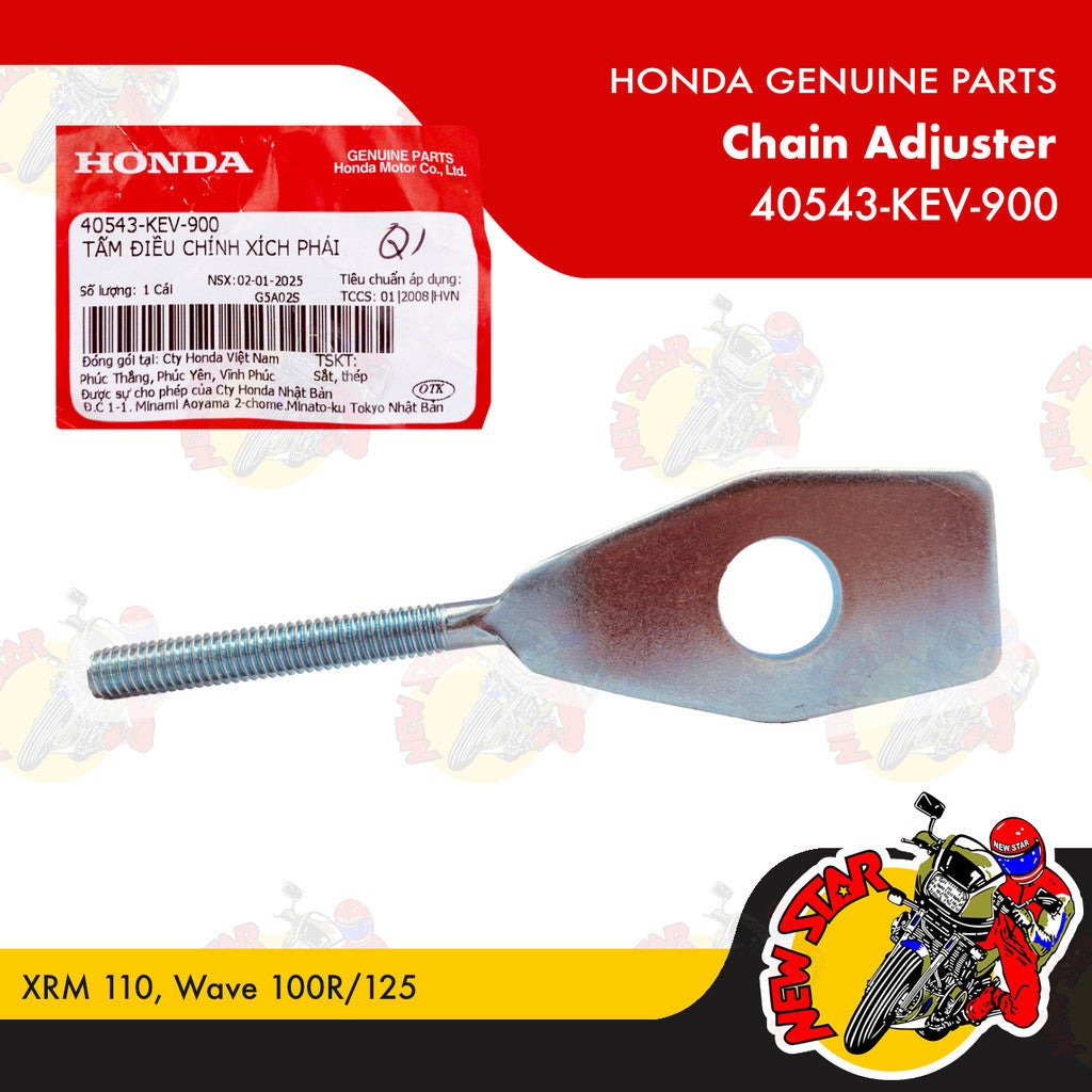 40543-KEV-900 | Chain Adjuster | Genuine Honda parts | XRM 110 Wave 100R/125