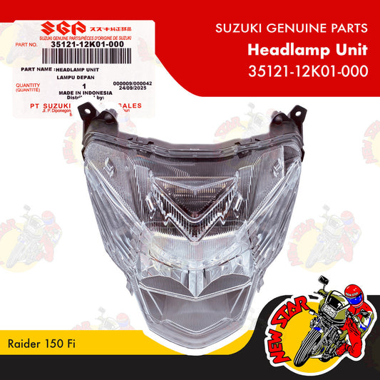 35121-12K01-000 | Headlamp Unit | Genuine Suzuki parts | Raider 150 Fi