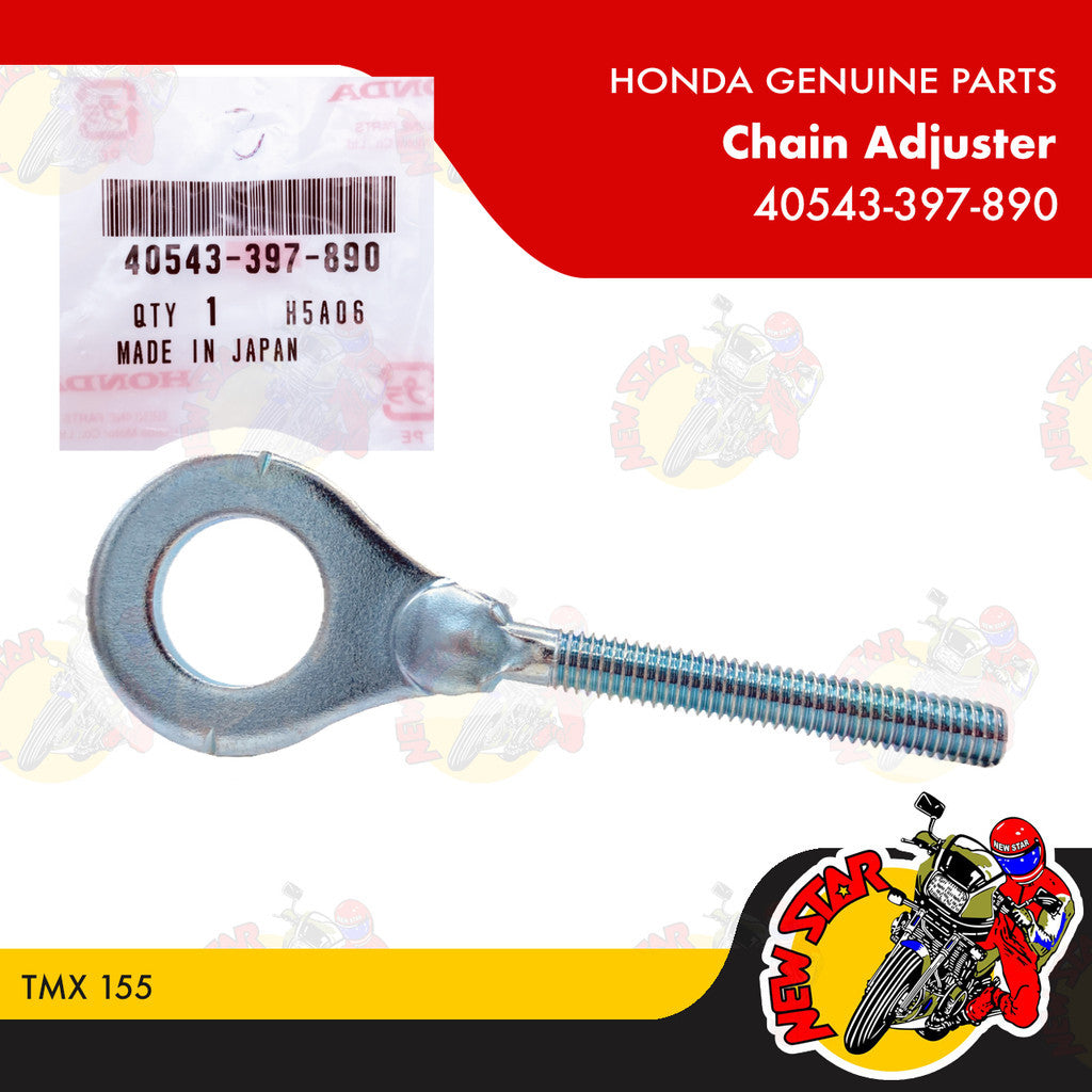 40543-397-890 | Chain Adjuster | Genuine Honda parts | TMX 155