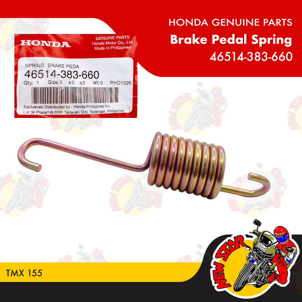 46514-383-660 | Brake Pedal Spring | Genuine Honda parts | TMX 155