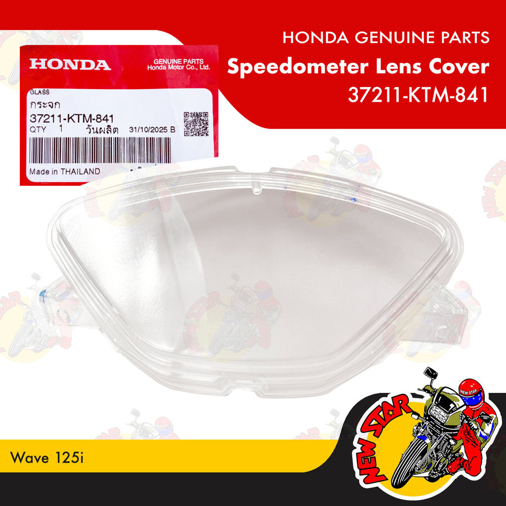 37211-KTM-841 | Speedometer Lens Cover | Genuine Honda parts | Wave 125i