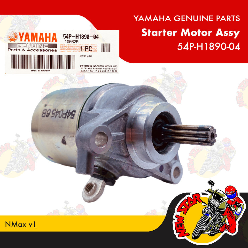 54P-H1890-04 | Starter Motor Assy | Genuine Yamaha parts | NMax v1