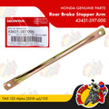 43431-397-000 | Rear Brake Stopper Arm | Genuine Honda parts | TMX 125 Alpha (2018 up)/155