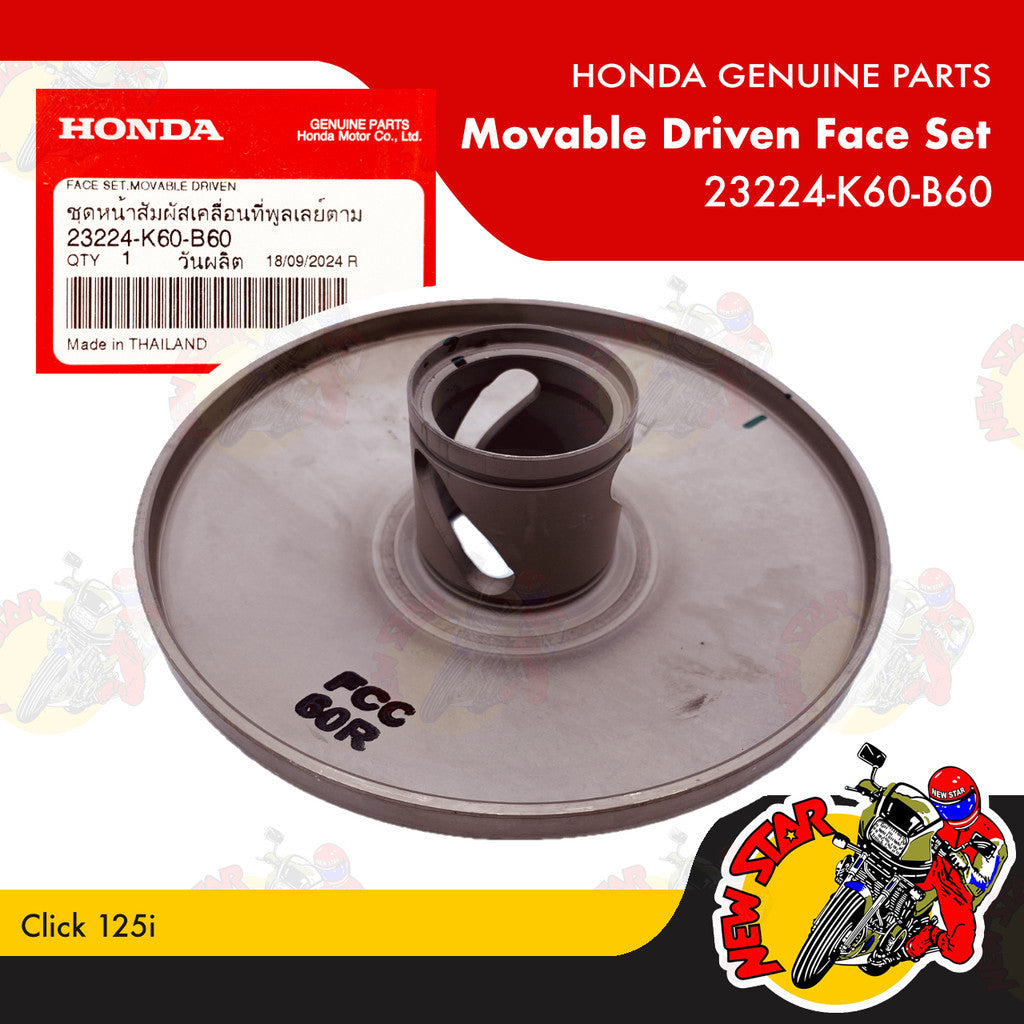 23224-K60-B60 | Movable Driven Face Set | Genuine Honda parts | Click 125i
