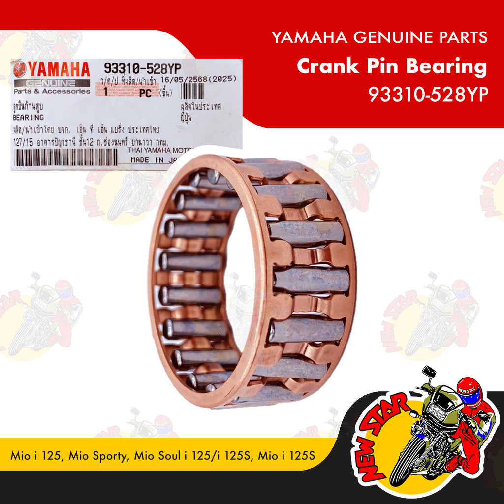 93310-528YP | Crank Pin Bearing | Genuine Yamaha parts | Mio i 125 Mio Sporty Mio Soul i 125/i 125S