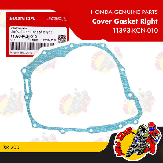 11393-KCN-010 | Cover Gasket Right | Genuine Honda parts | XR 200