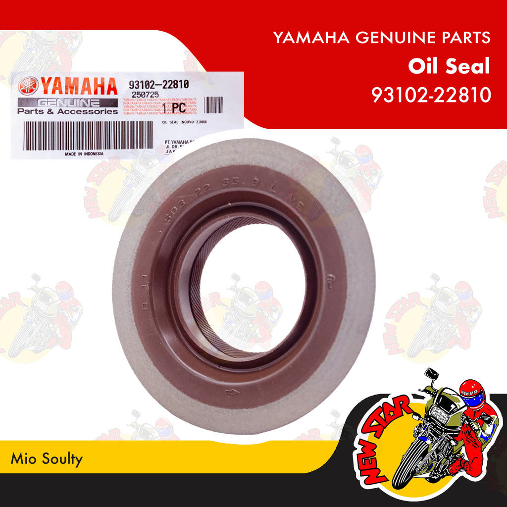 93102-22810 | Oil Seal | Genuine Yamaha parts | Mio Soulty